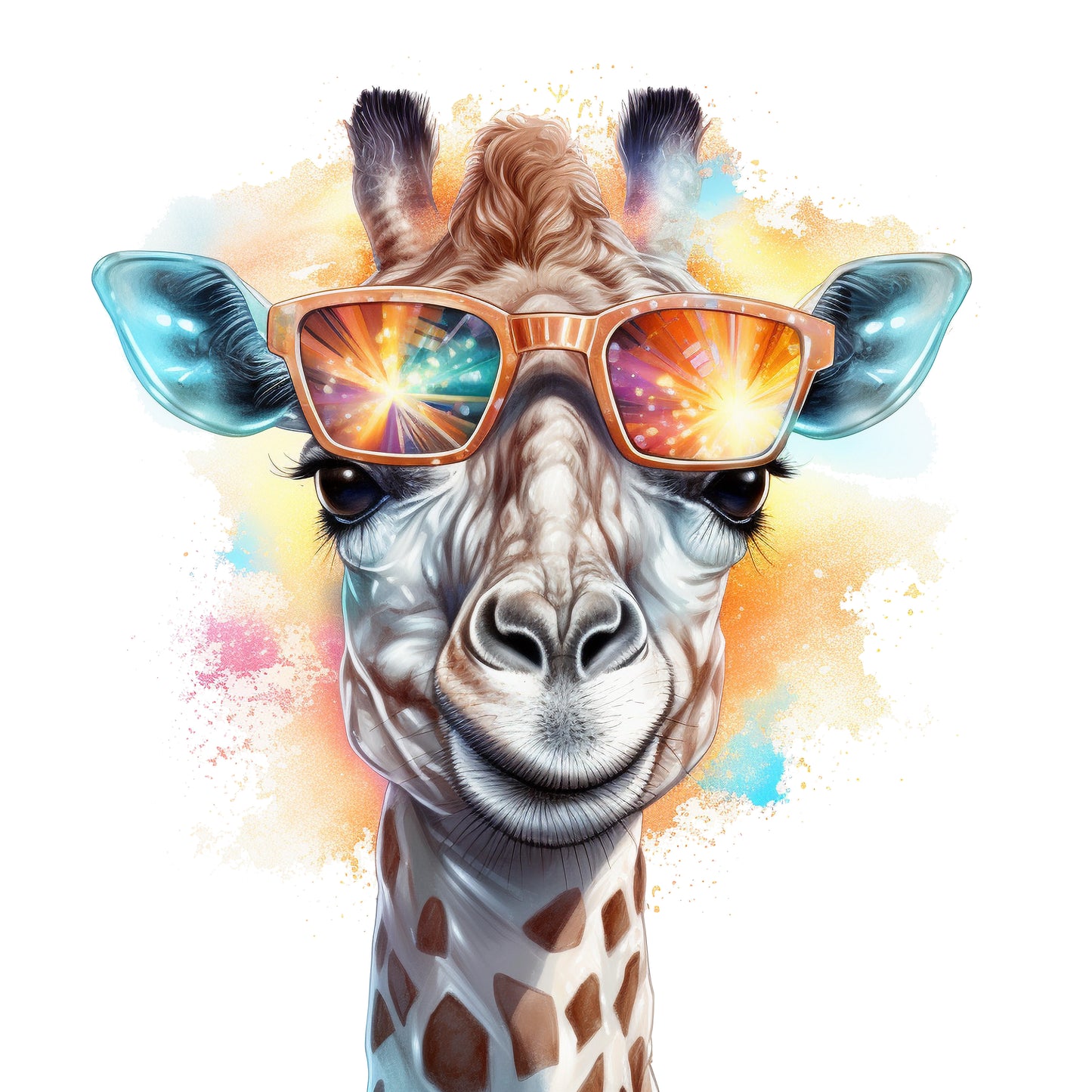 Giraffe mit Sonnenbrille, cool #3