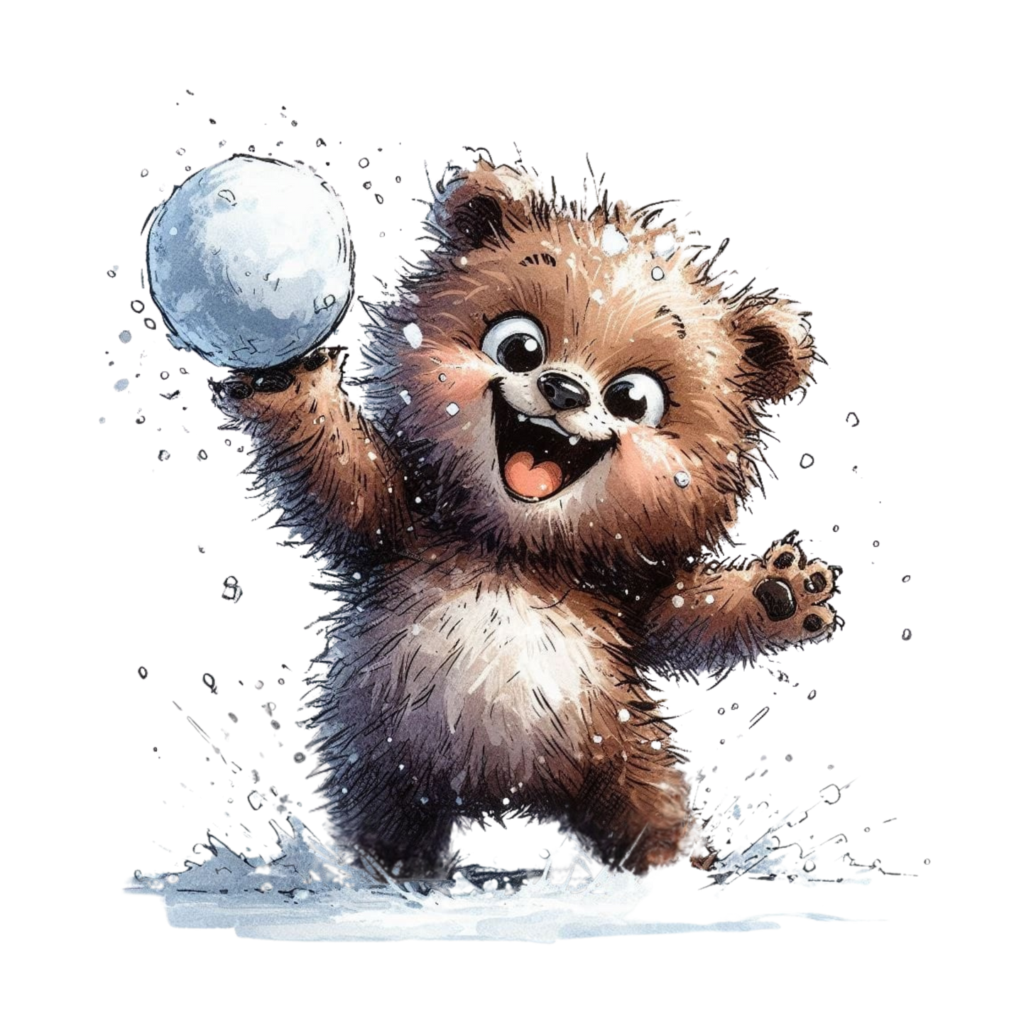 Schneetiere, niedlich, Schnee, Winter #7