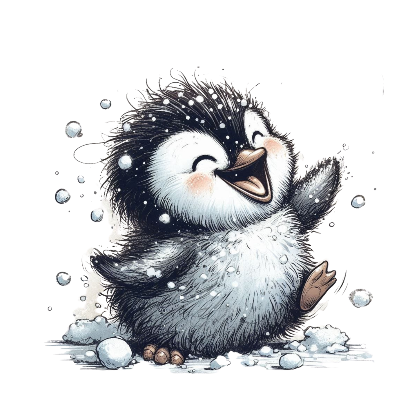 Schneetiere, niedlich, Schnee, Winter #11