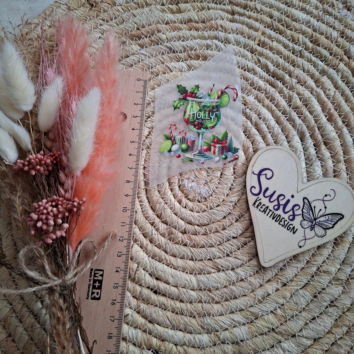 Bügelbild, Cocktail, Winter, Weihnachten