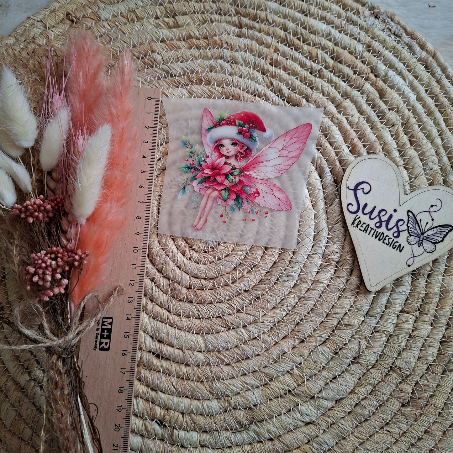 Bügelbild, Elfe, Weihnachten