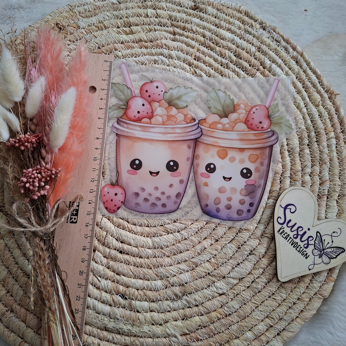 Bügelbild, Bubble Tea