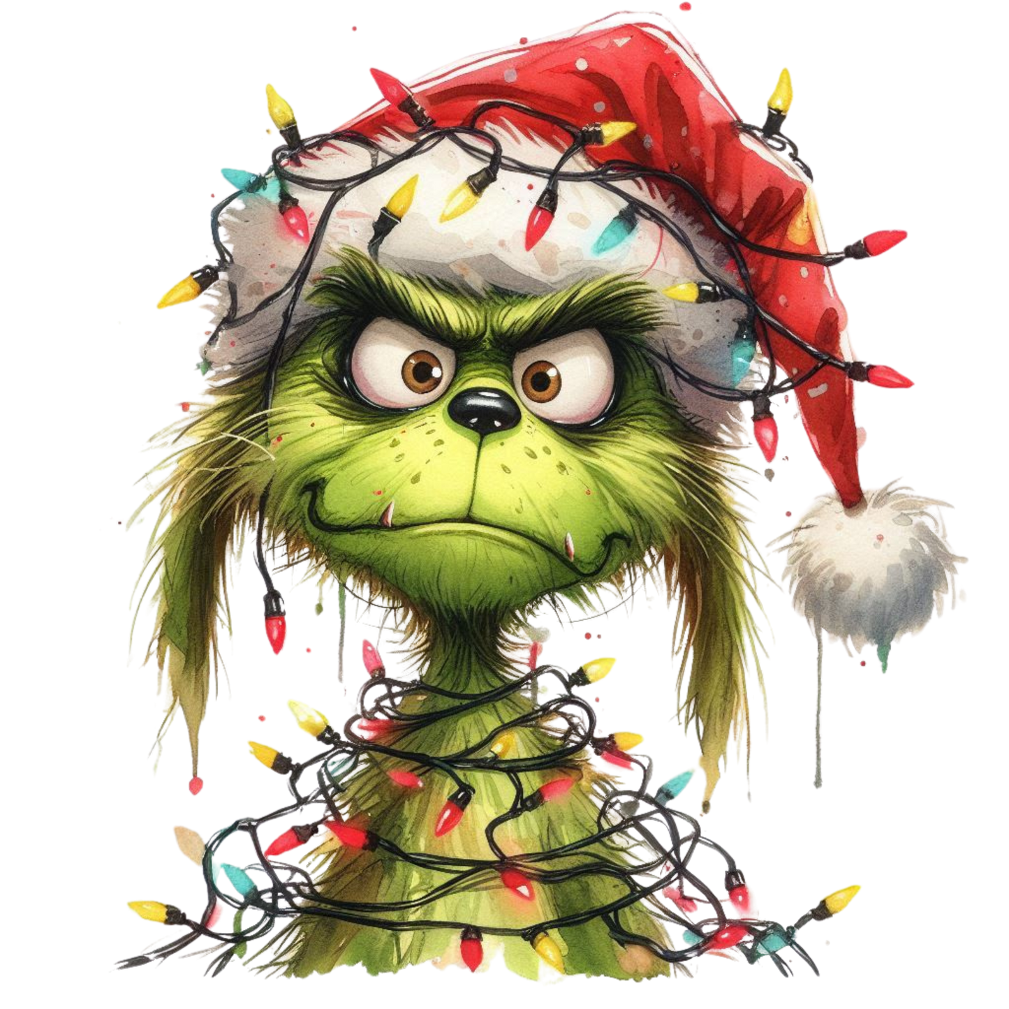 lustige Weihnachtstiere, Weihnachten, Lichterkette, Tiere, funny #11