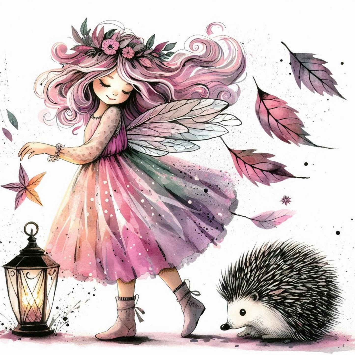 Herbstfee mit Igel #4