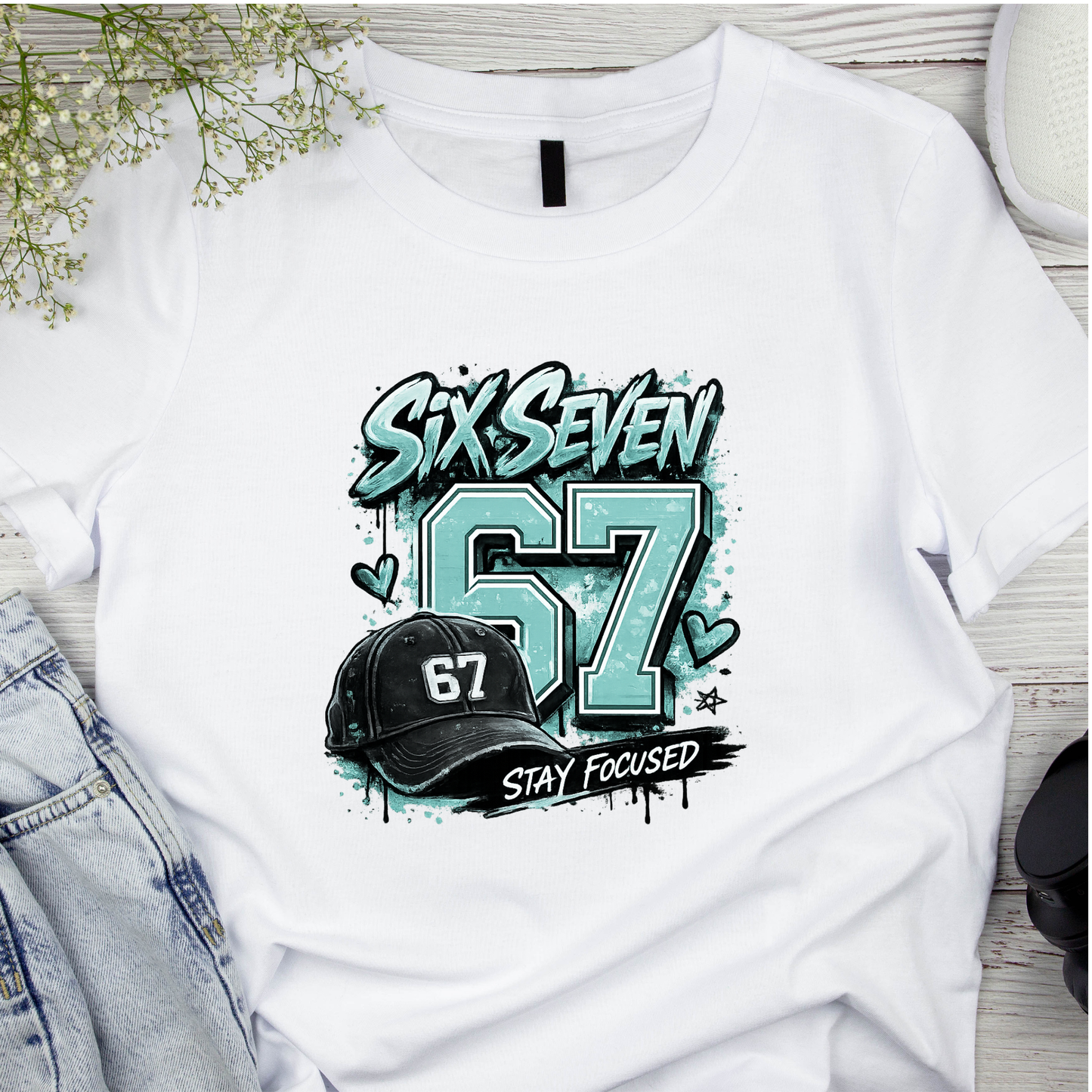 Bügelbild SixSeven, 67, bunt, farbig, cool #3