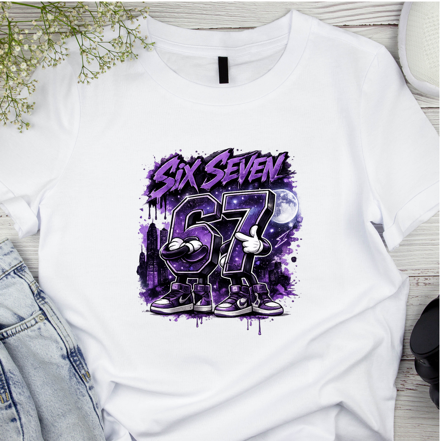 Bügelbild SixSeven, 67, bunt, farbig, cool #9