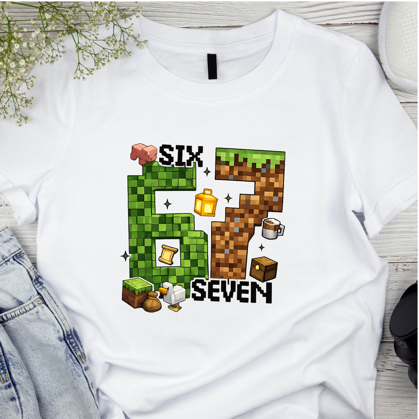 Bügelbild SixSeven, 67, bunt, farbig, cool #14