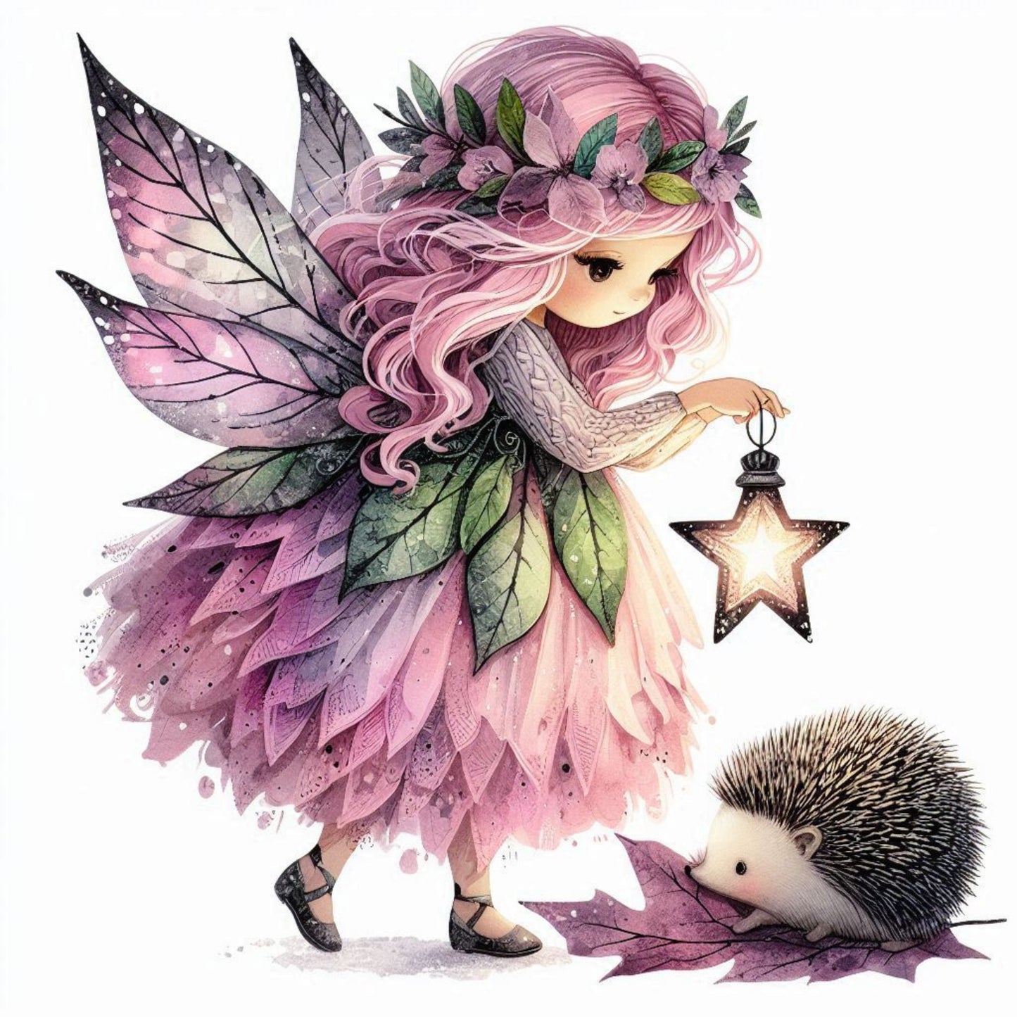 Herbstfee mit Igel #6