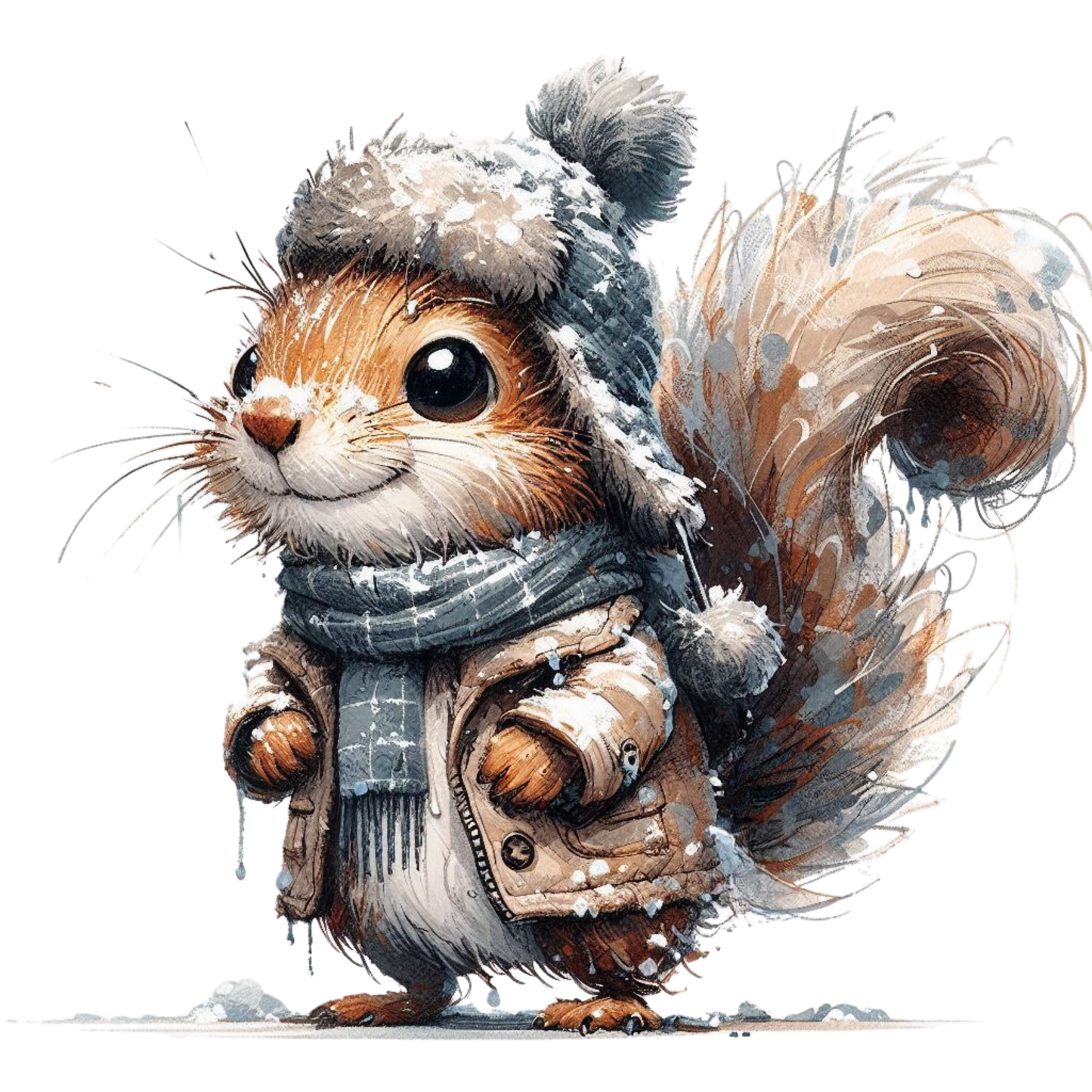 Wintertiere, Tiere, cool, Schal, Winter #5