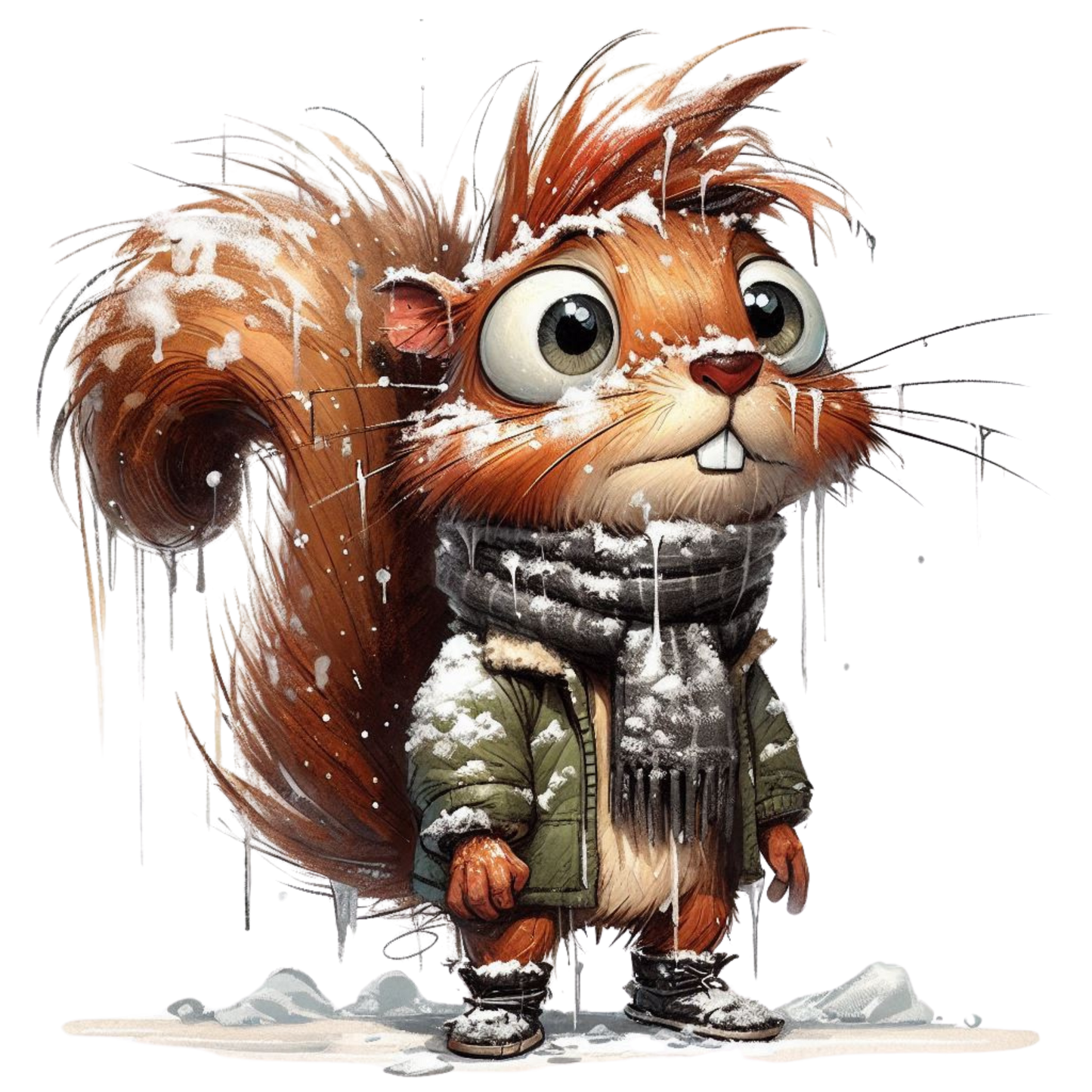 Wintertiere, Tiere, cool, Schal, Winter #6