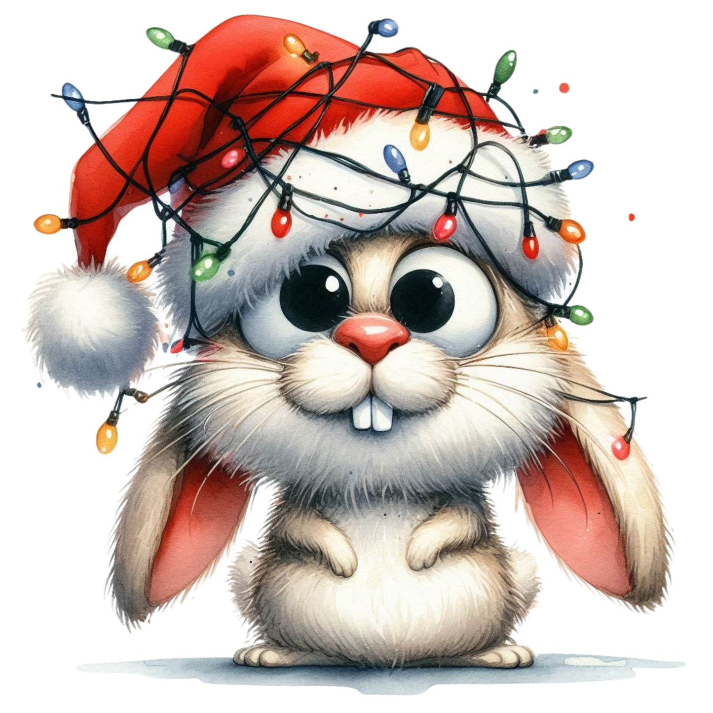 lustige Weihnachtstiere, Weihnachten, Lichterkette, Tiere, funny #6