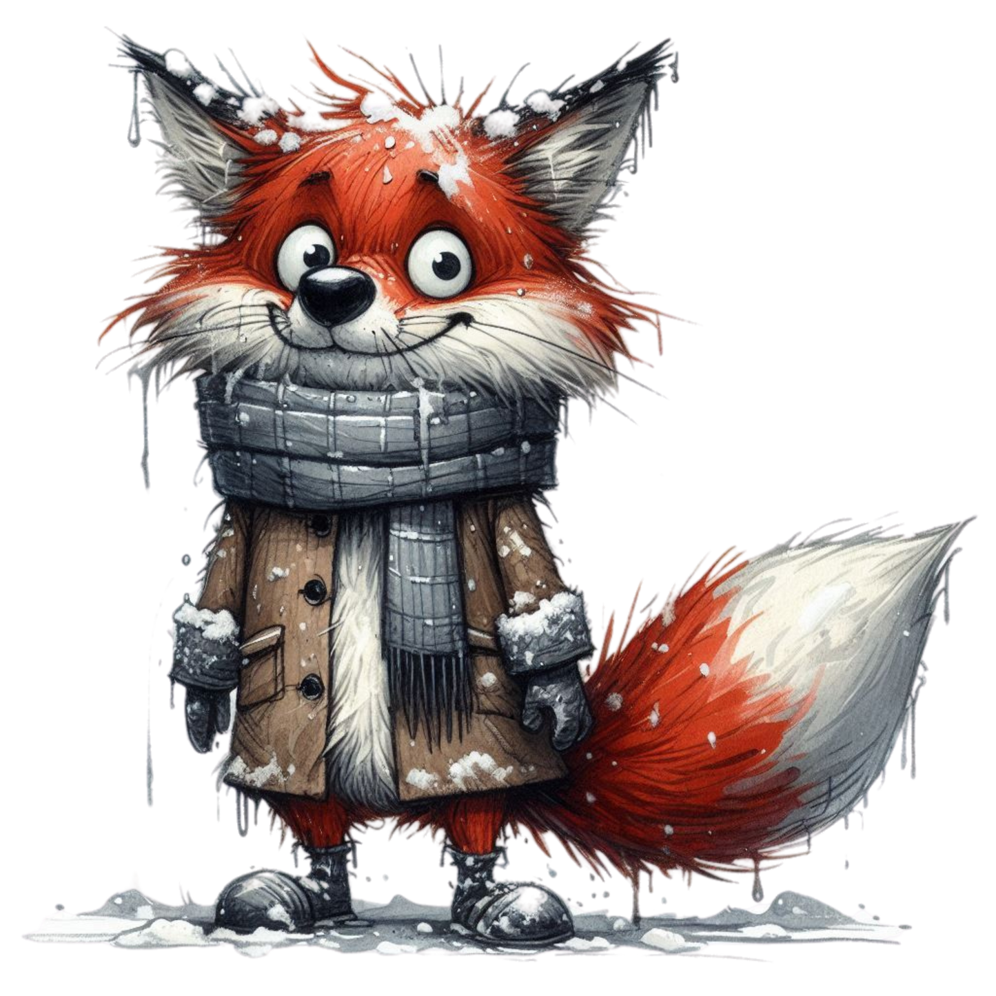 Wintertiere, Tiere, cool, Schal, Winter #7