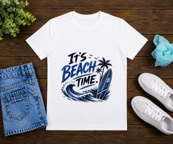 Beachtime, Surfbrett, Wellen, It´s Beachtime, blau, Sommer