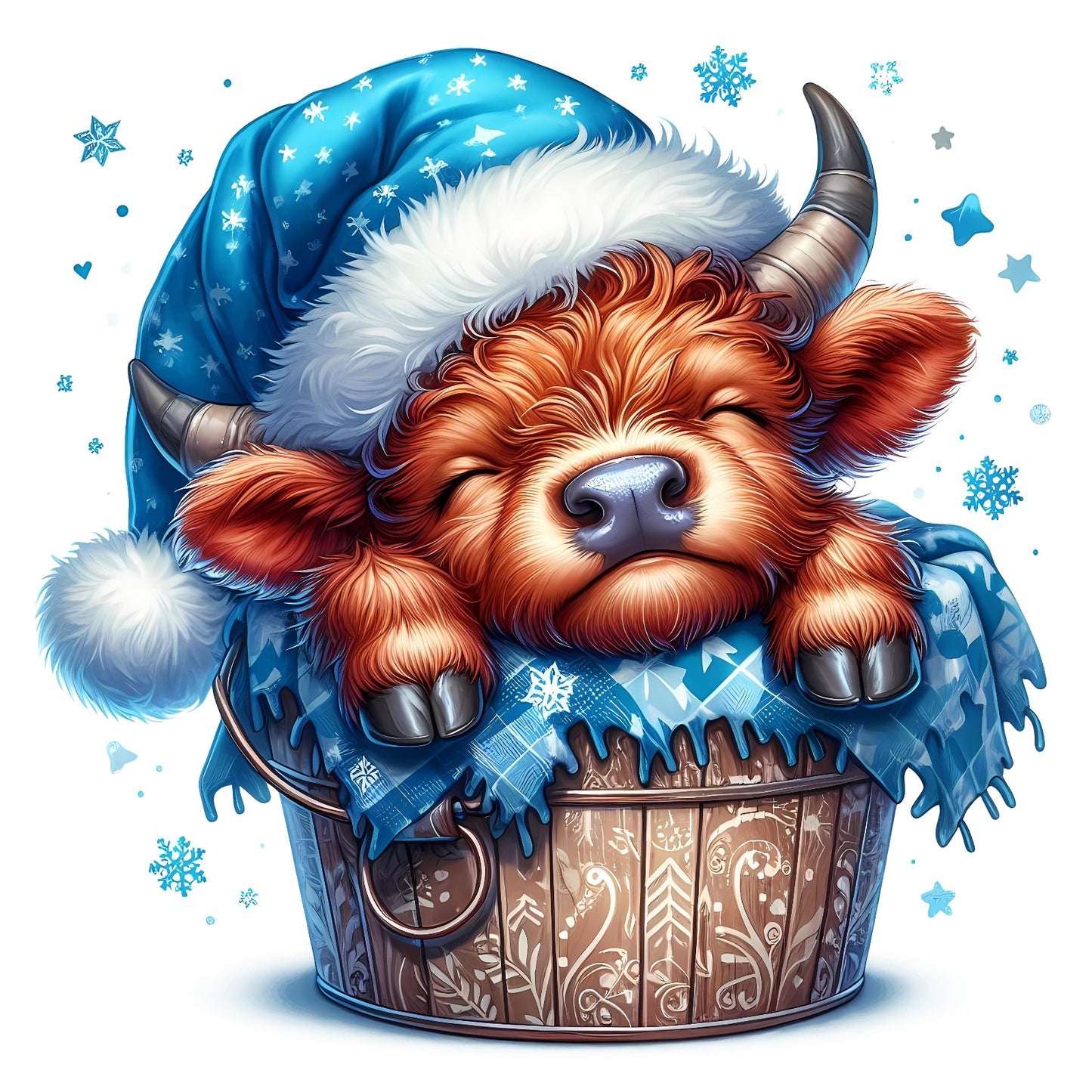 Weihnachtstiere Kuh#9