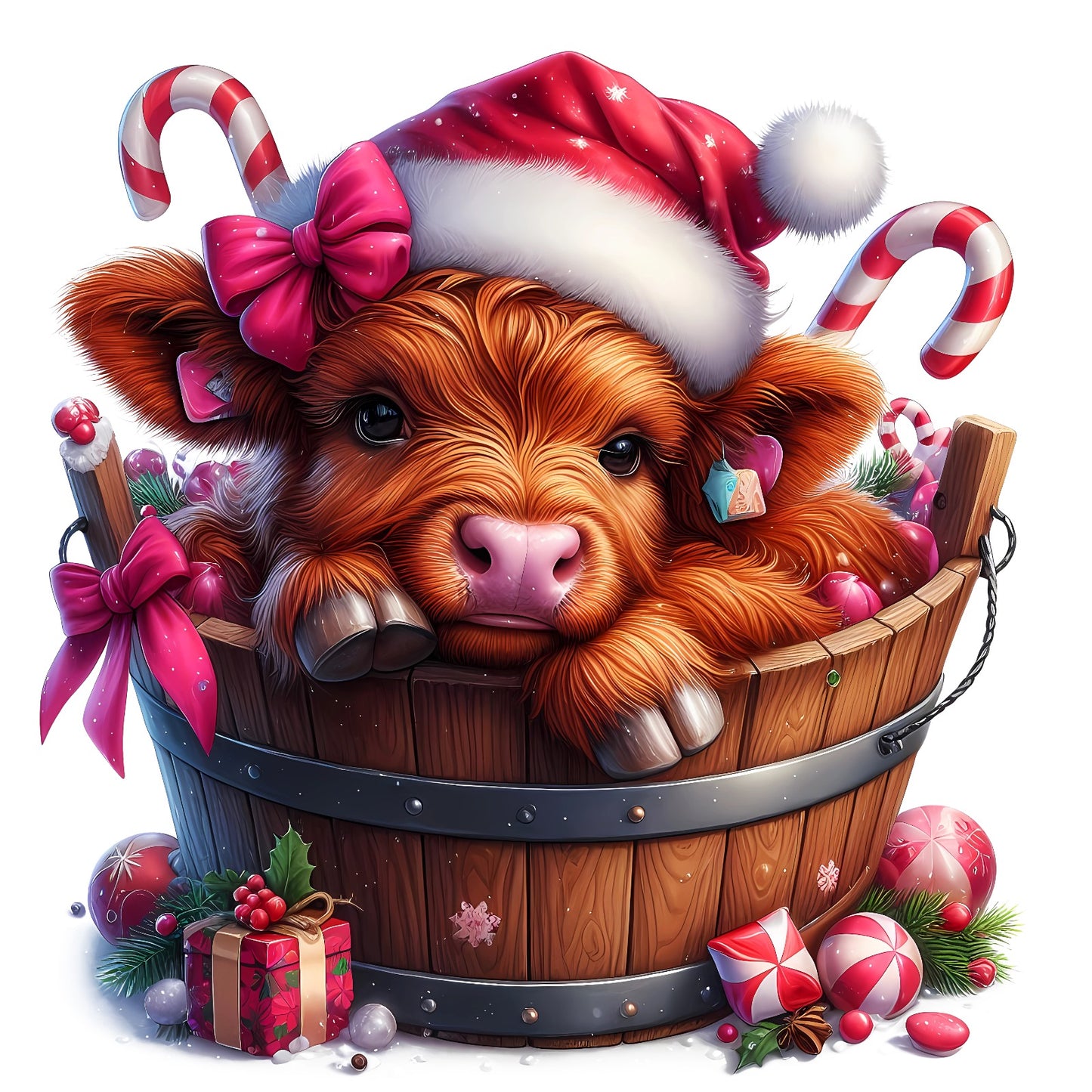 Weihnachtstiere Kuh#19