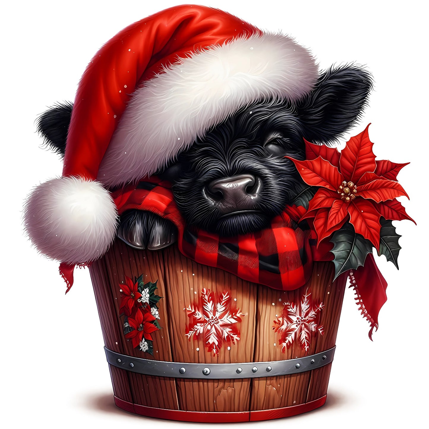 Weihnachtstiere Kuh#24