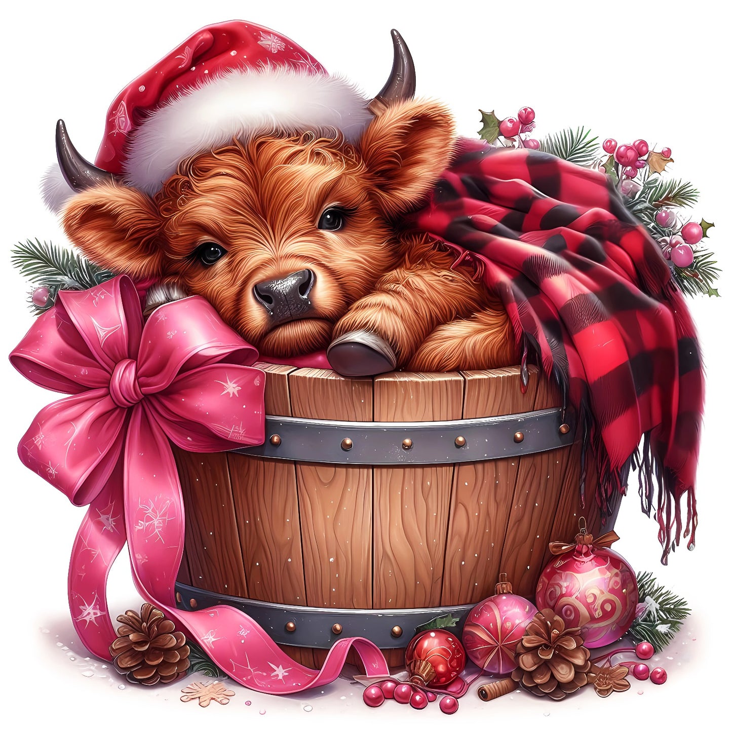 Weihnachtstiere Kuh#26