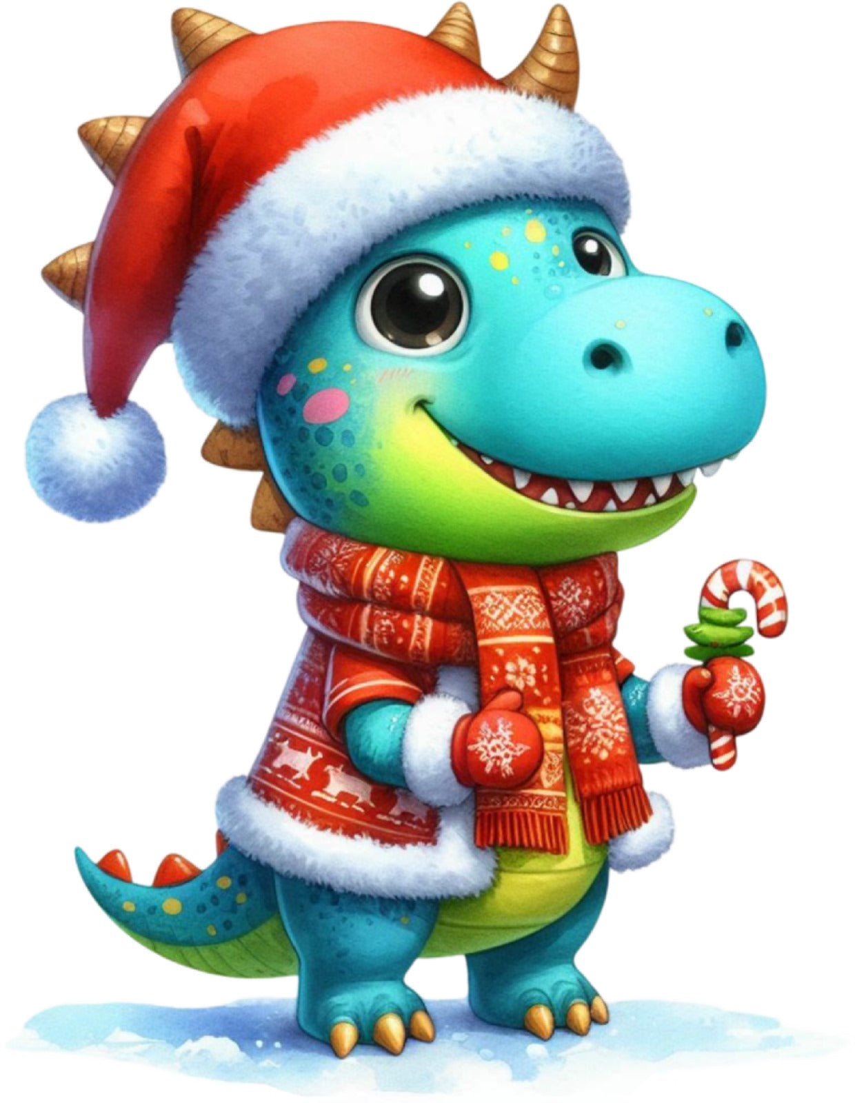 Weihnachtstiere Dino#1