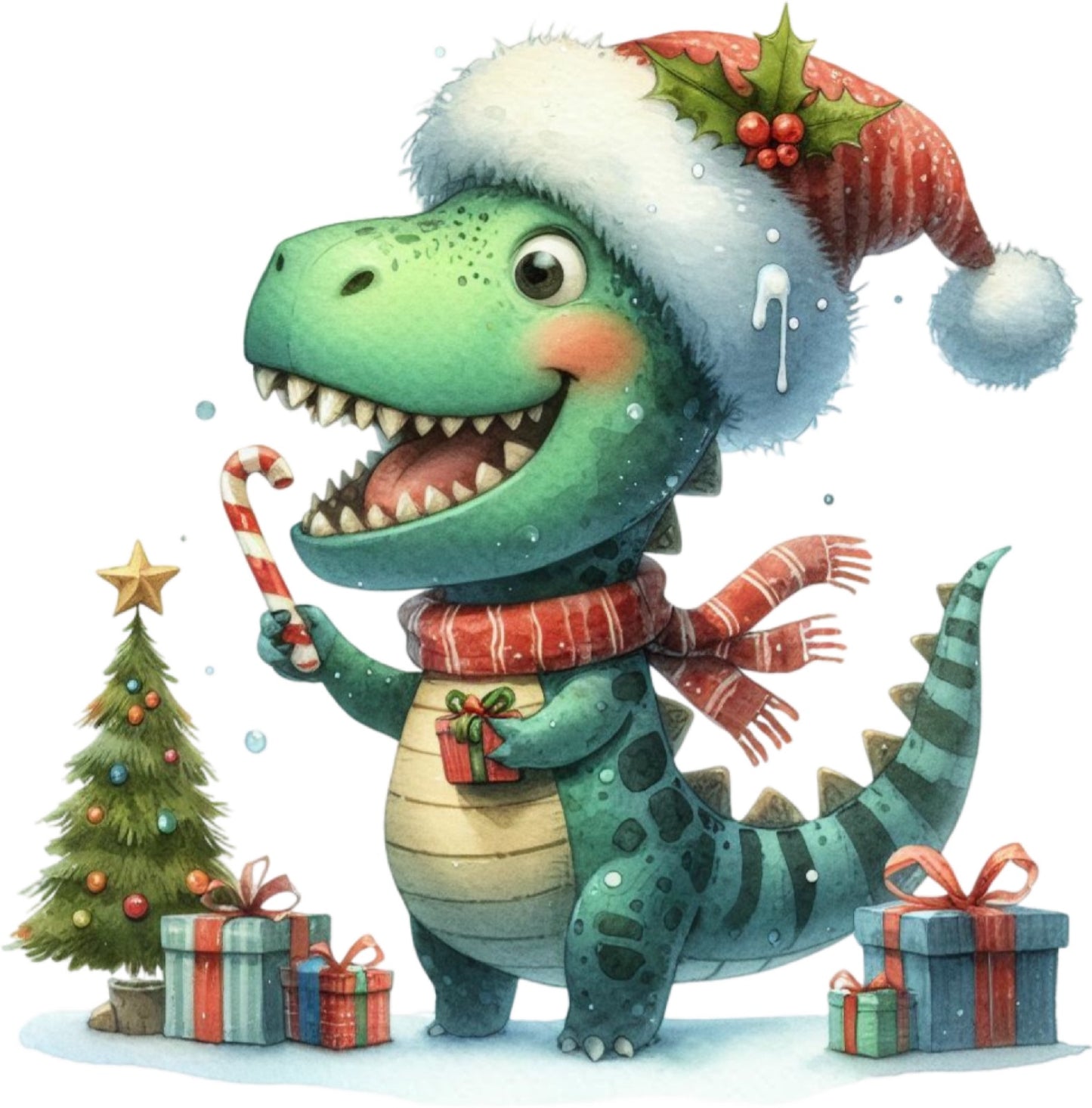 Weihnachtstiere Dino#7
