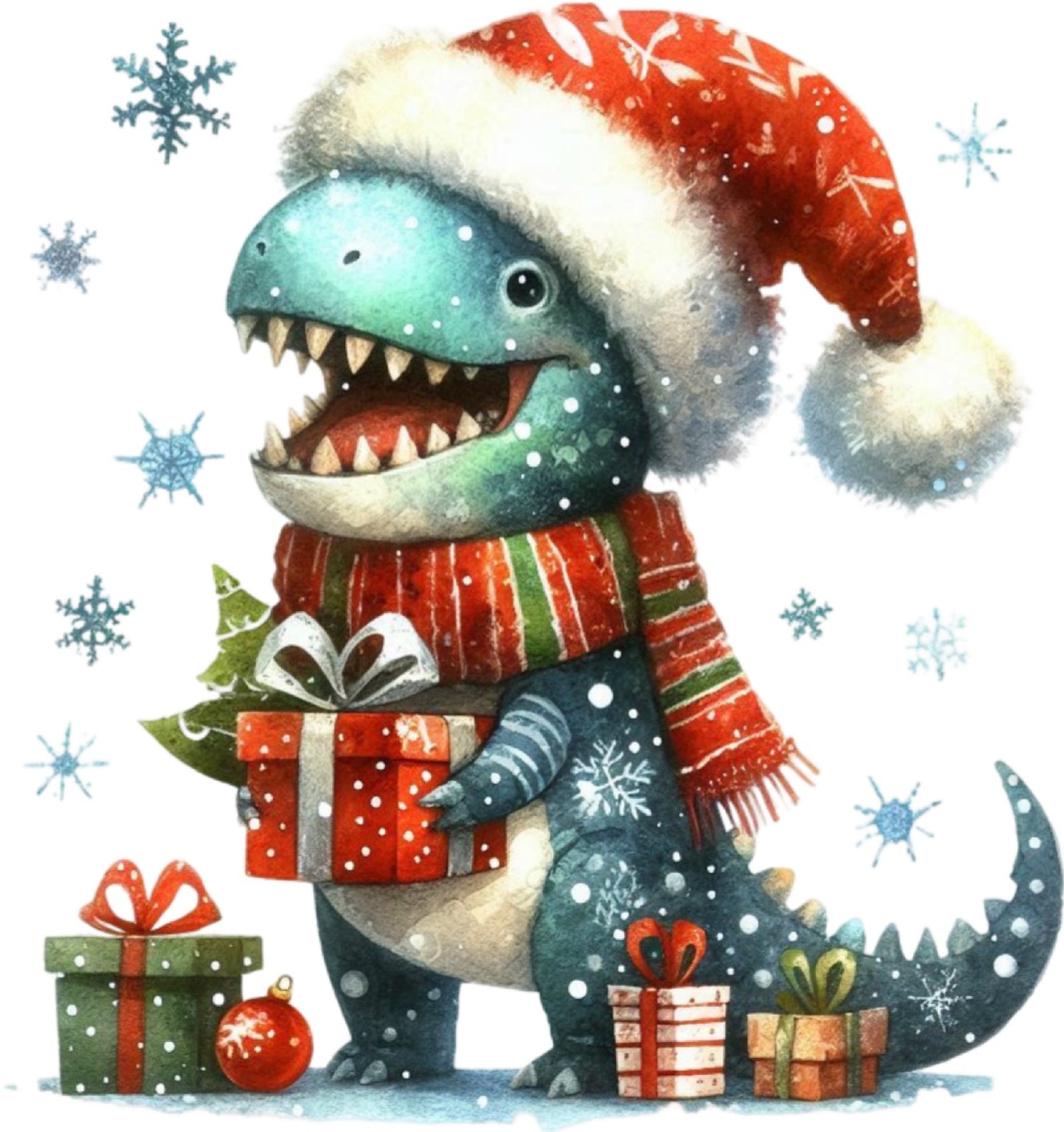 Weihnachtstiere Dino#23
