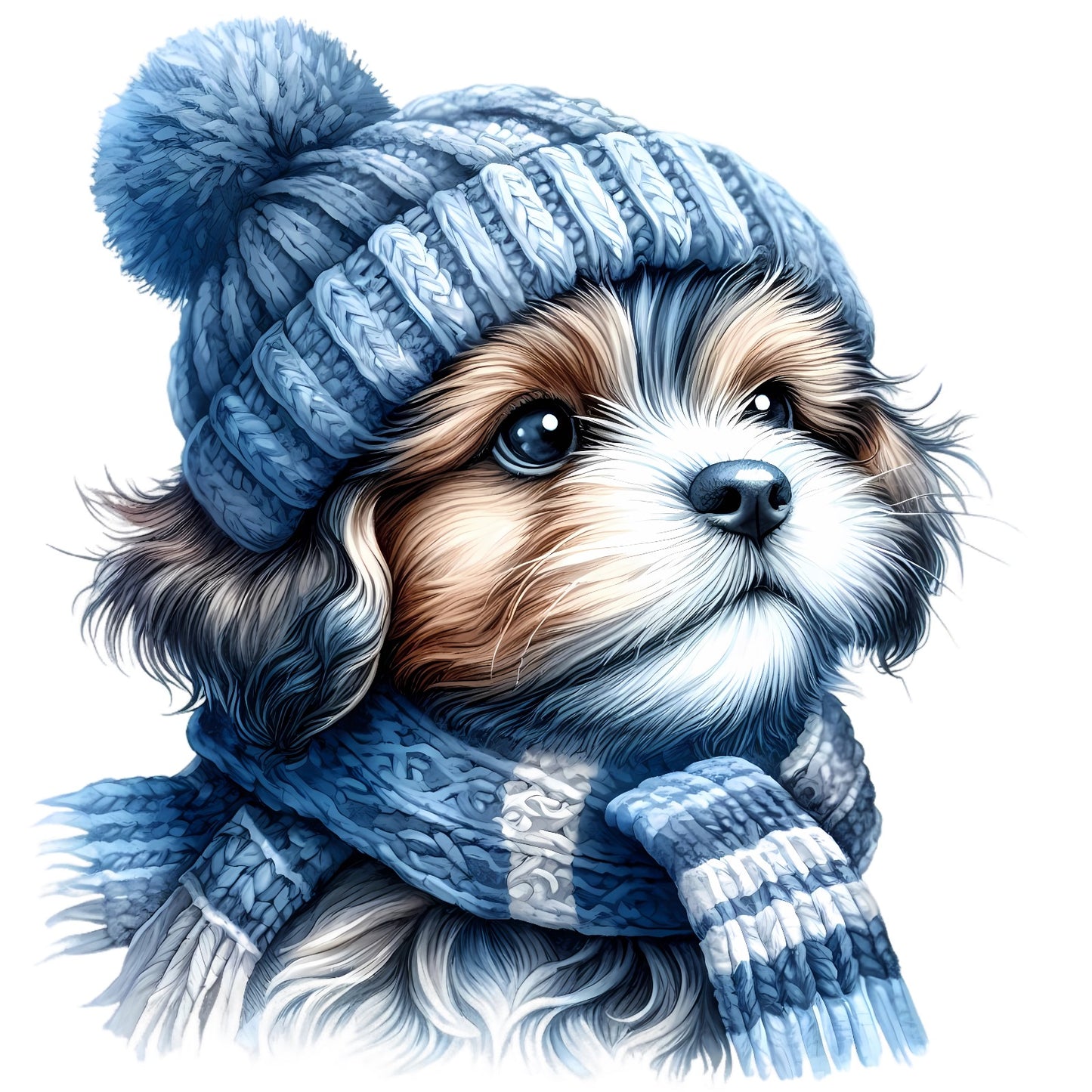 Wintermotive blau; Winter; Weihnachten #6