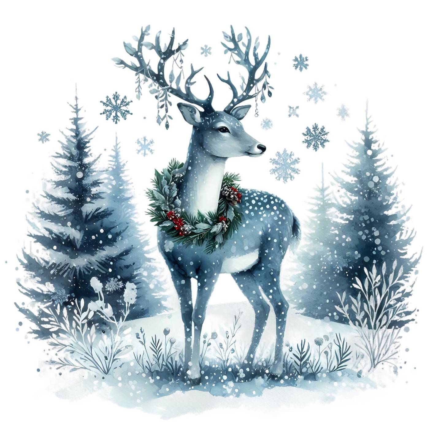 Wintermotive blau; Winter; Weihnachten #10