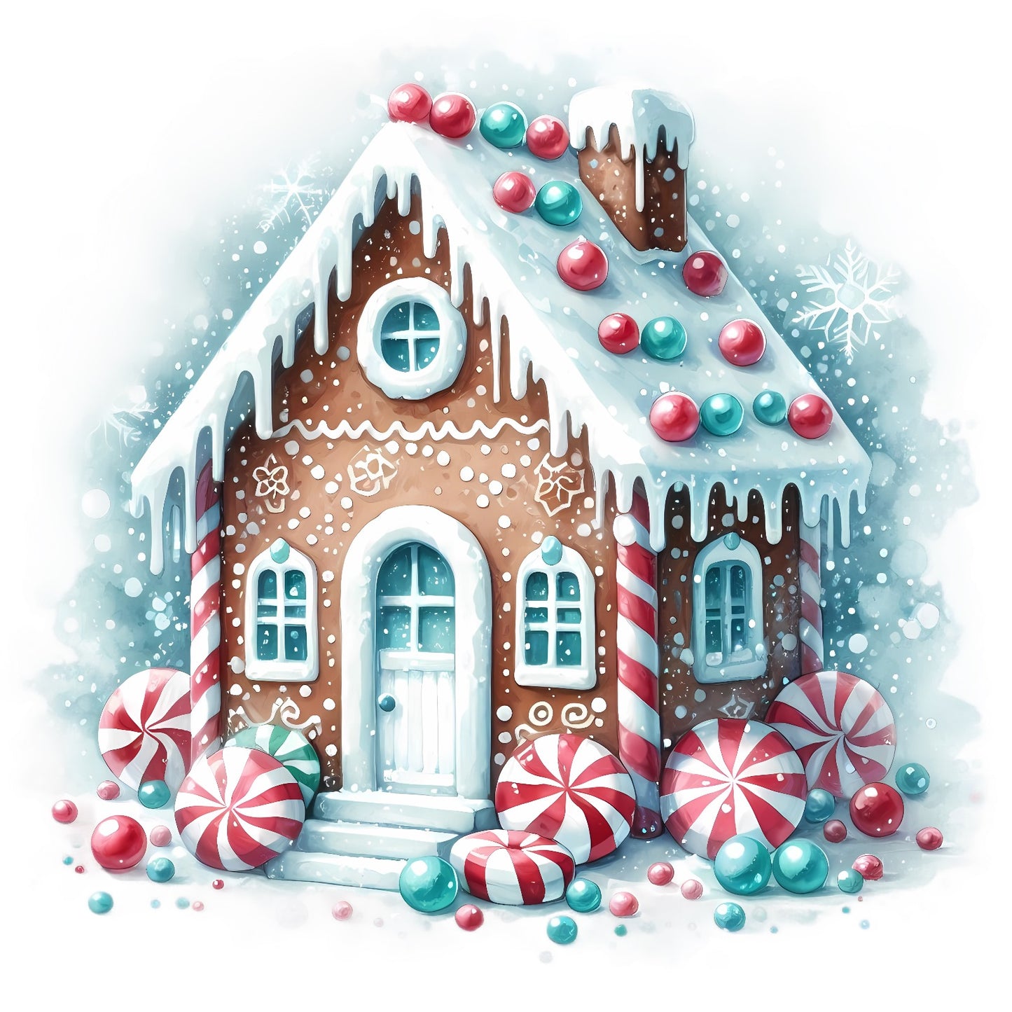 Wintermotive blau; Winter; Weihnachten #12