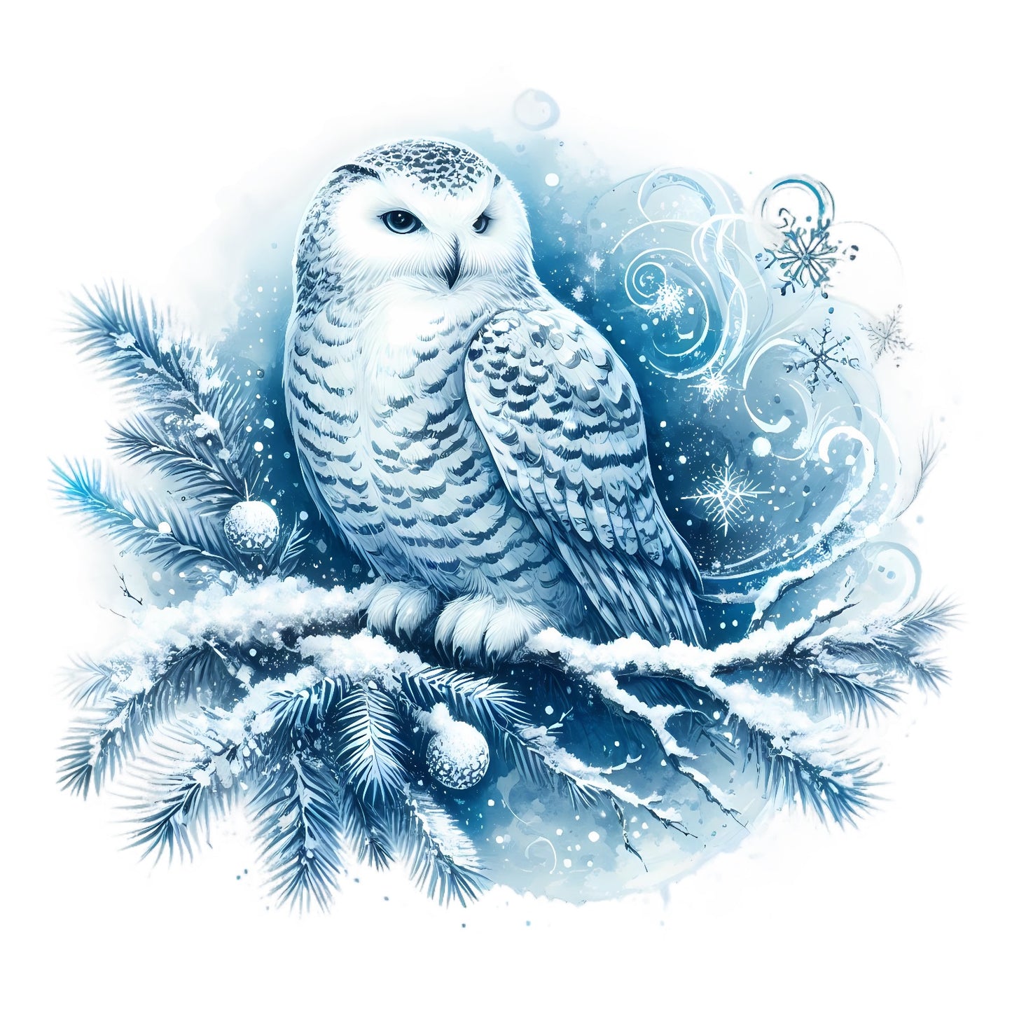 Wintermotive blau; Winter; Weihnachten #15