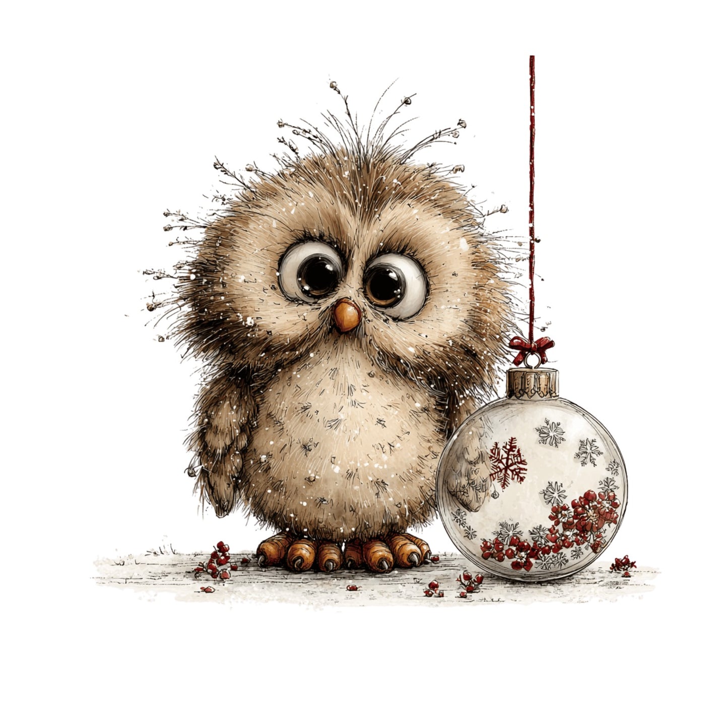 Weihnachtstiere, Wald, Schnee, Weihnachten, Geschenke #15