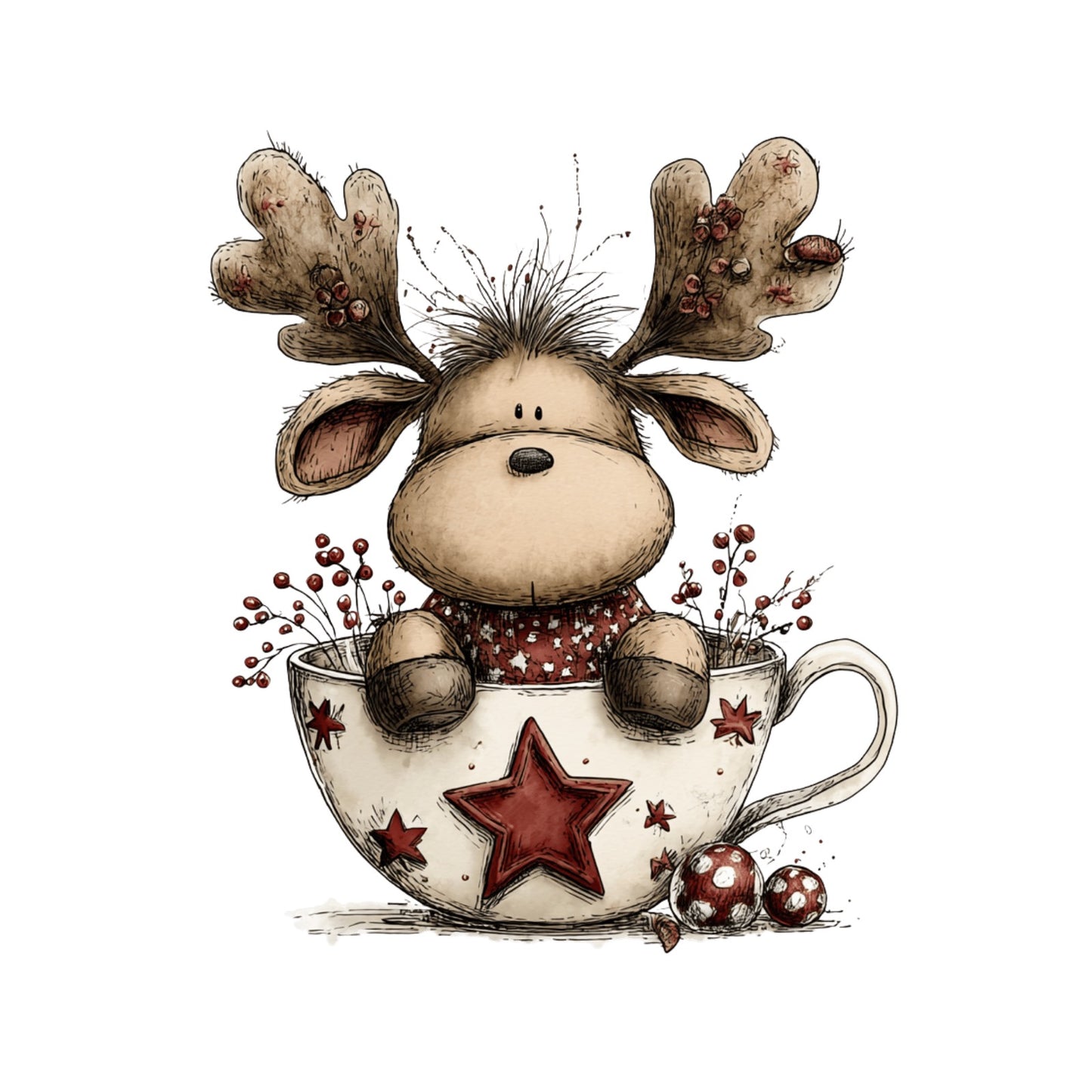 Weihnachtstiere, Wald, Schnee, Weihnachten, Geschenke #17