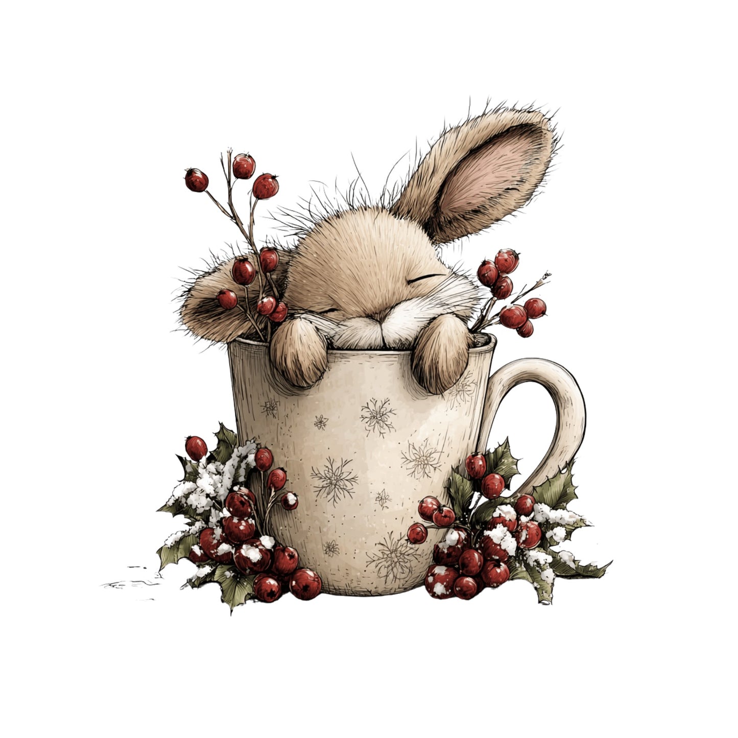 Weihnachtstiere, Wald, Schnee, Weihnachten, Geschenke #20