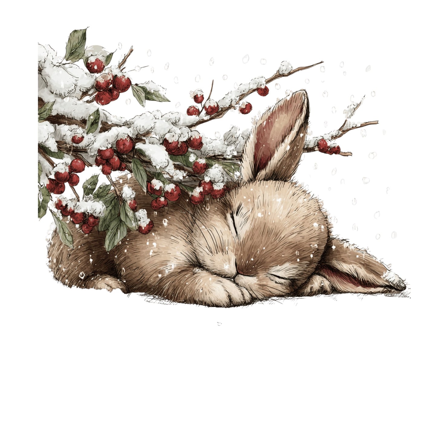 Weihnachtstiere, Wald, Schnee, Weihnachten, Geschenke #24