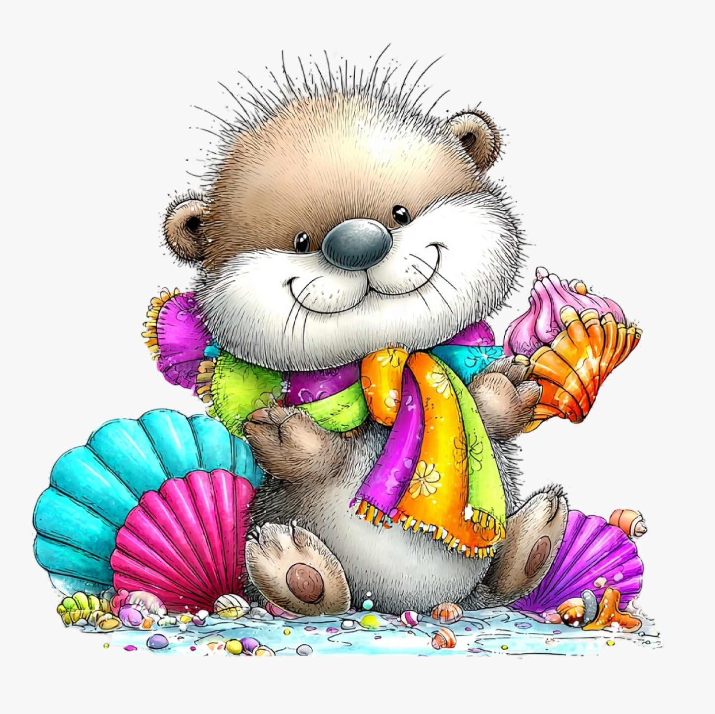 Meerestiere bunt, Sommer, Sonne, Tiere #14