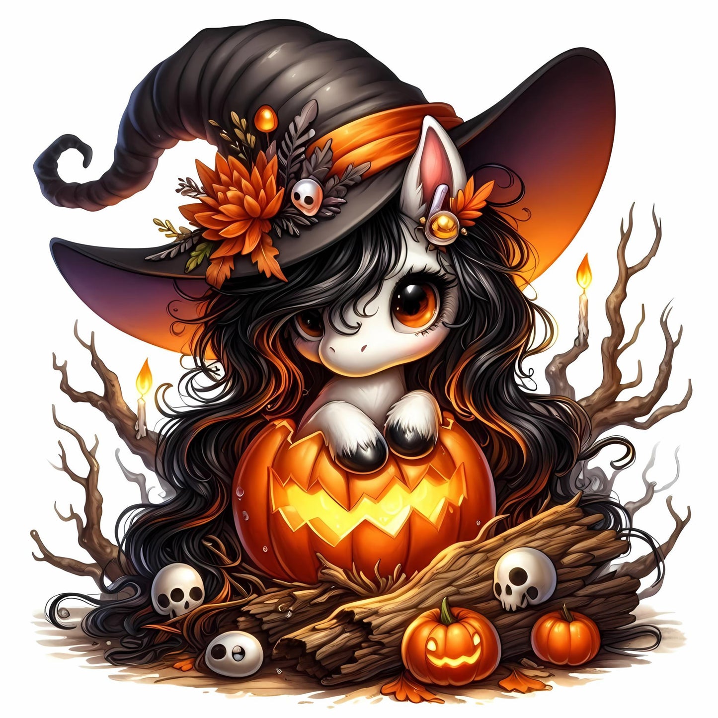 Halloween Einhorn #3