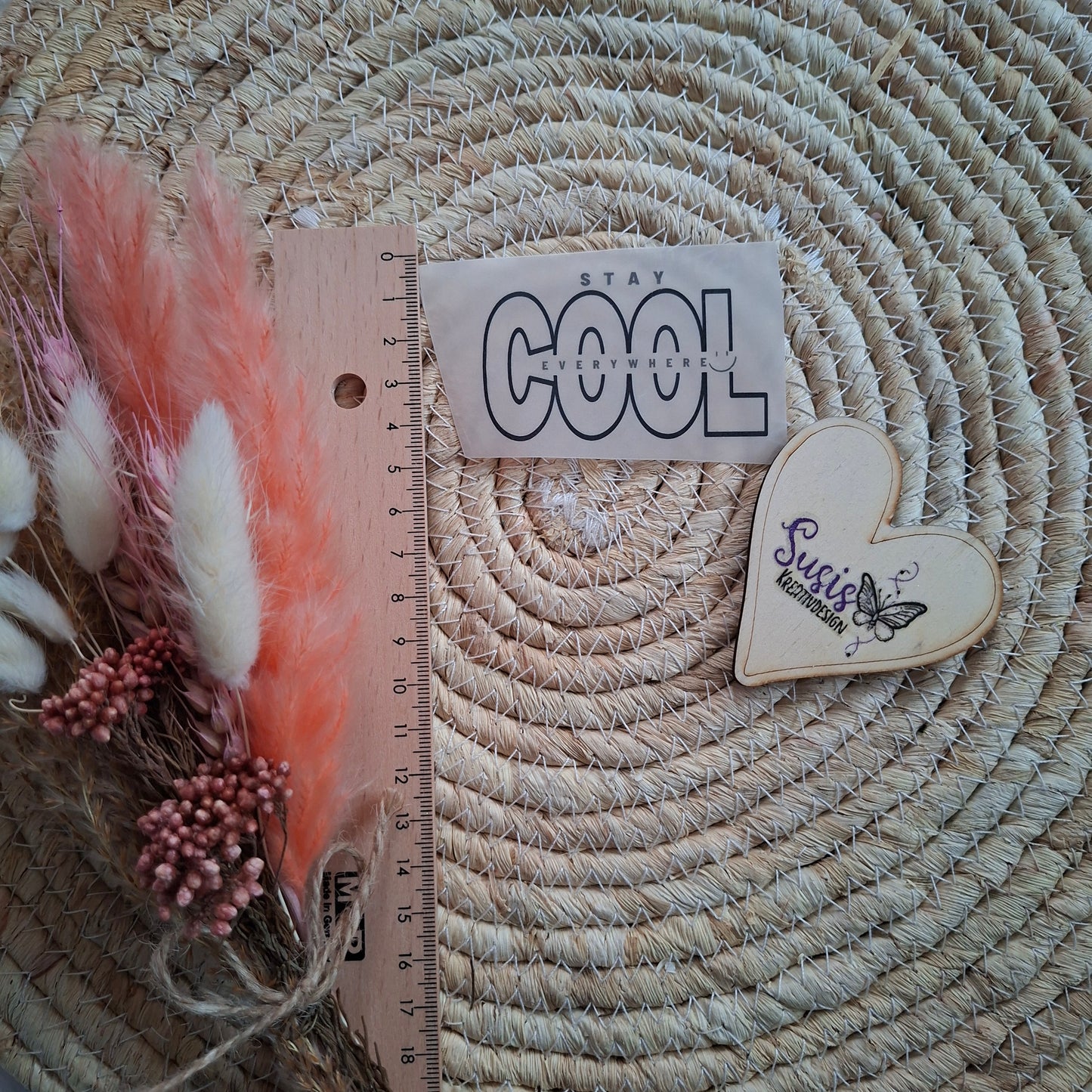 Bügelbild, cool, reflektierend