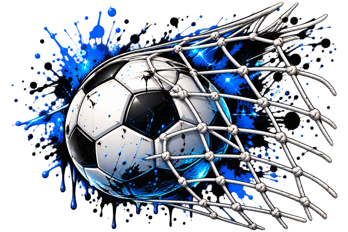 Bügelbild, Junge, Fußball, Soccer, bunt, Ball, Sport, cool #6