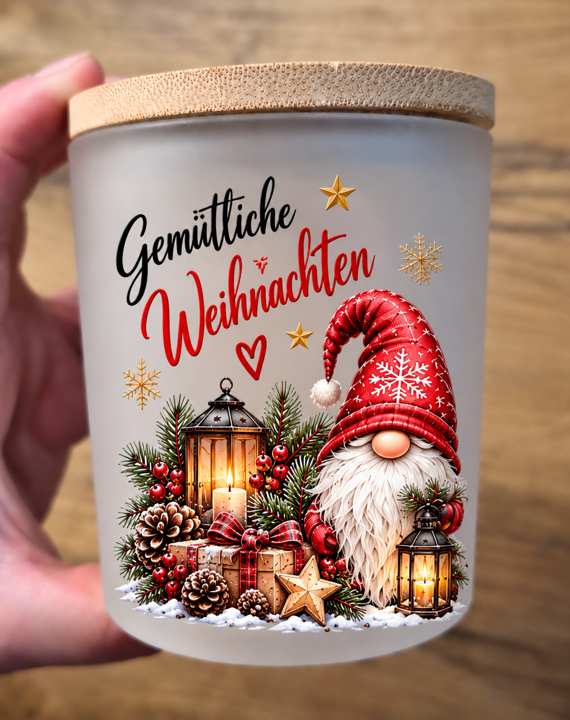 A4 Bogen Rub On Weihnachten, Winter, Schriften, Raysin, Kerzenglas