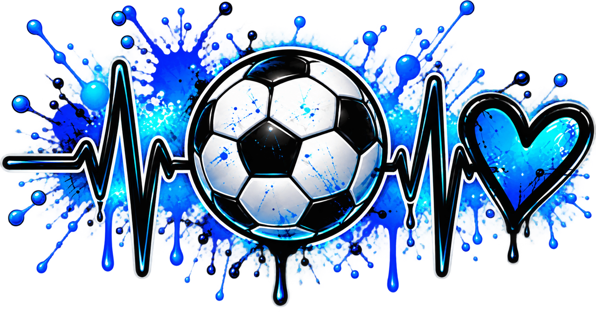 Bügelbild, Junge, Fußball, Soccer, bunt, Ball, Sport, cool #18