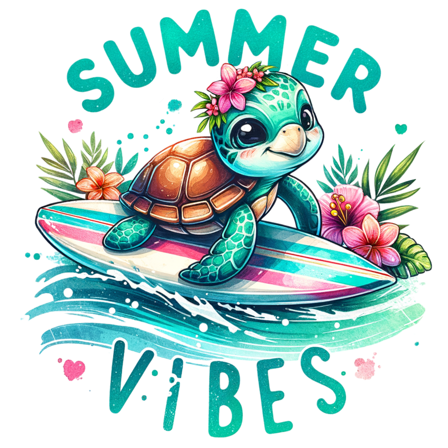 Summer Vibes Schildkröte