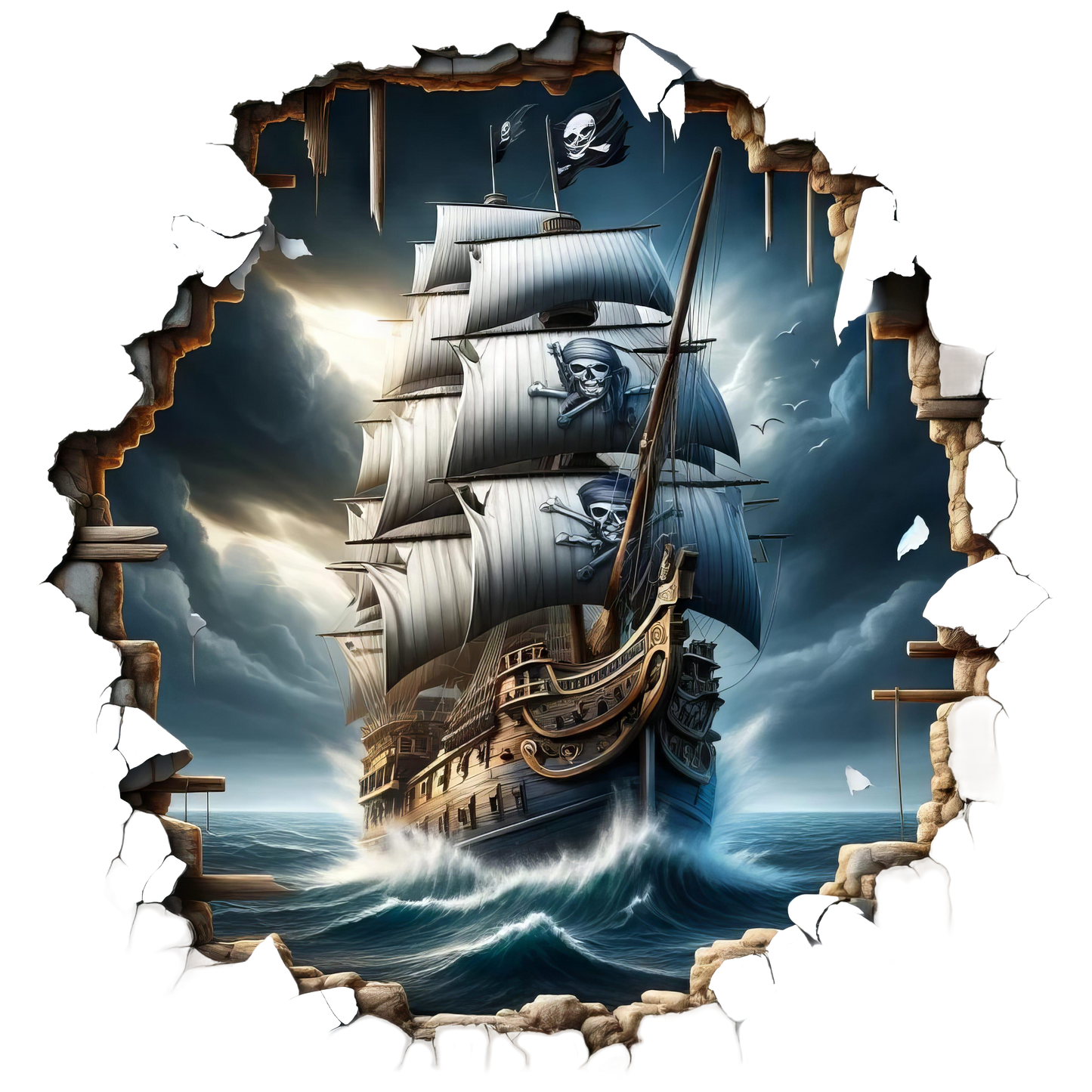 3D Piratenschiff #1
