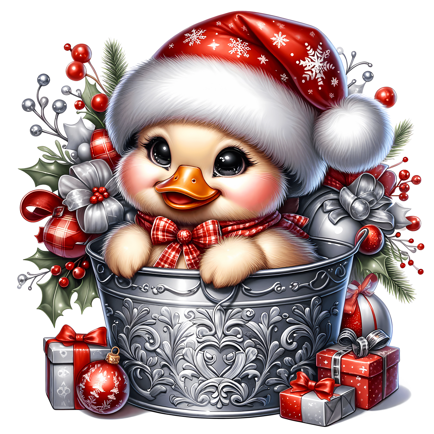 Weihnachtstiere Ente #1