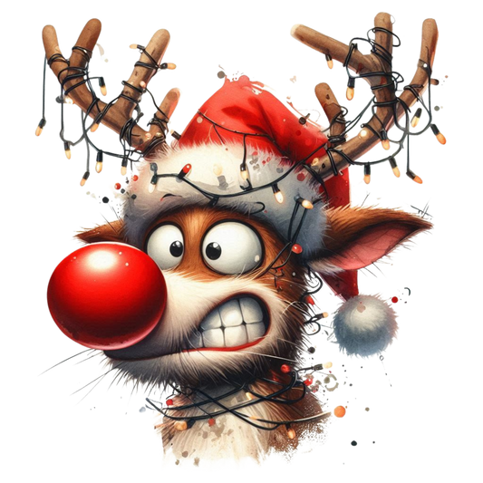 lustige Weihnachtstiere, Weihnachten, Lichterkette, Tiere, funny #9