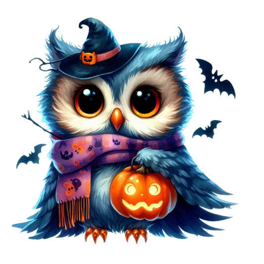 Halloween Eule #7