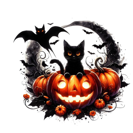 Halloween Katze #1