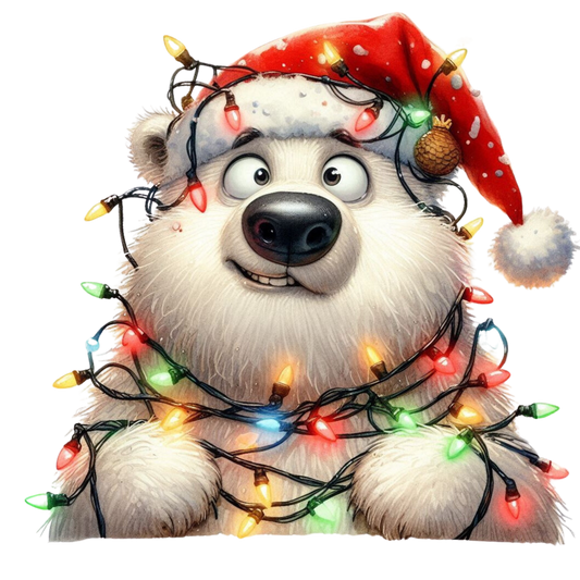 lustige Weihnachtstiere, Weihnachten, Lichterkette, Tiere, funny #1