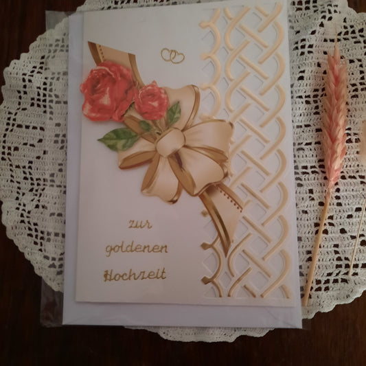 Karte zur Goldenen Hochzeit #2
