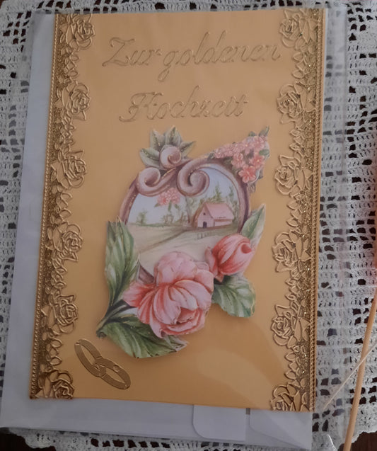 Karte zur Goldenen Hochzeit #3