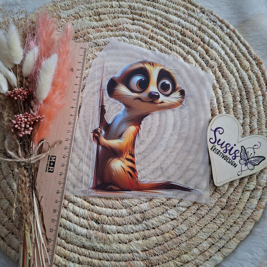 Bügelbild, Guck Guck Erdmännchen