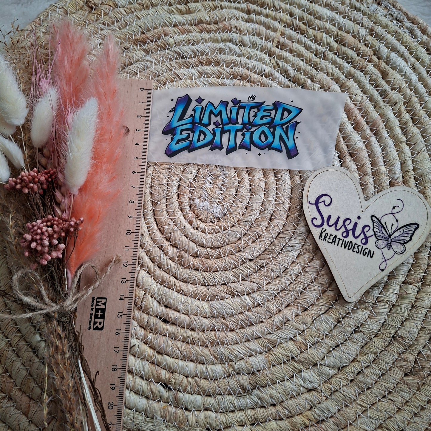 Bügelbild, Schriftzug "Limited Edition"