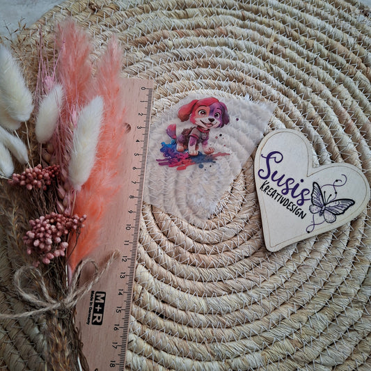 Bügelbild, Hund, Skye